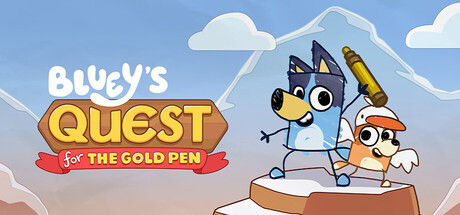 布鲁伊的寻找金色画笔之旅/Bluey's Quest For The Gold Pen 截图