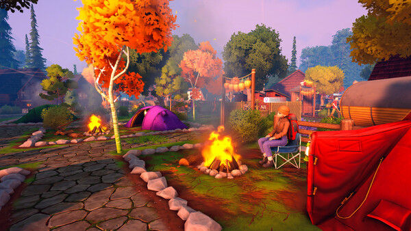 露营地经营/Campsite Hustle! - Management Simulator 截图