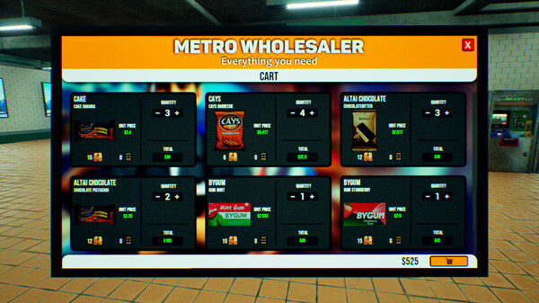地铁迷你市场模拟器/Metro Mini Market Simulator 截图