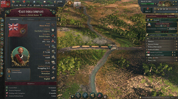 Victoria 3: Charters of Commerce 截图