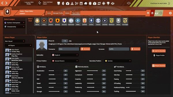 橄榄球联盟球队经理4/Rugby League Team Manager 4 截图