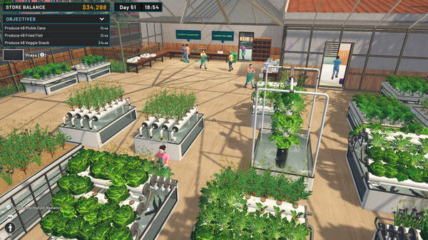 水培农场与商店模拟器/Hydroponics Farm & Store Simulator 截图