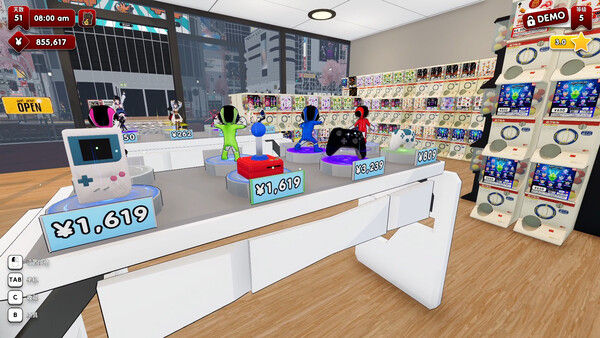 秋叶原盲盒店模拟器 截图