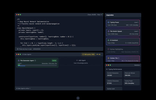 Yet Another Incremental Game (but this time about coding) 截图