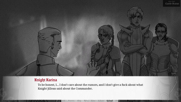 Love the Guard, Be the King - A Visual Novel 截图