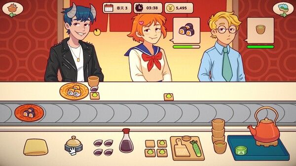 美味回转寿司店模拟器 截图