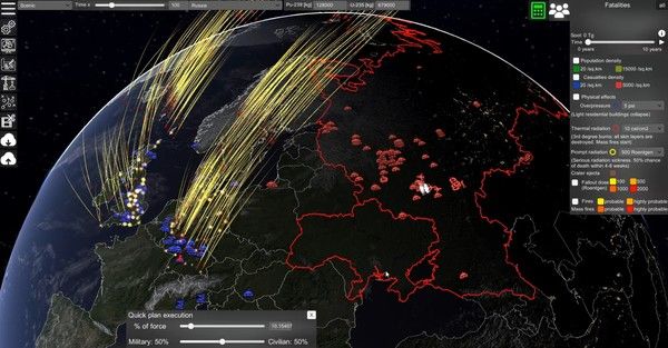 Nuclear War Simulator 截图