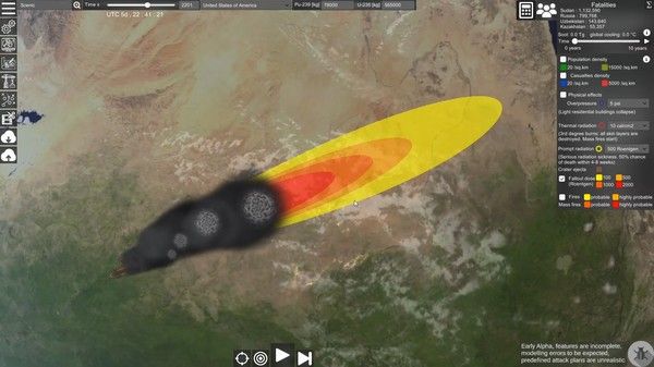 Nuclear War Simulator 截图