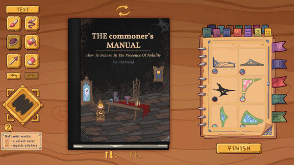Bookbinding – Dark Cozy Sim 截图