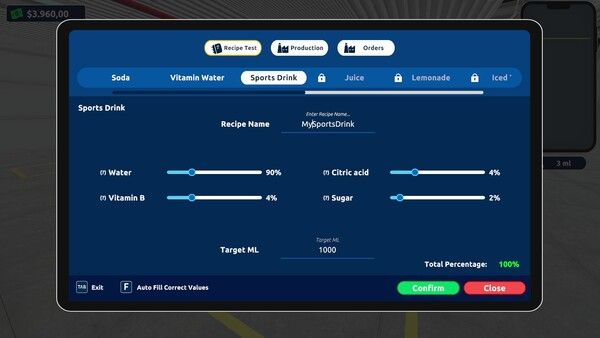 饮料工厂模拟器/Drink Factory Simulator 截图
