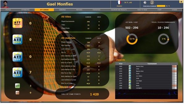 Absolute Tennis Manager 截图