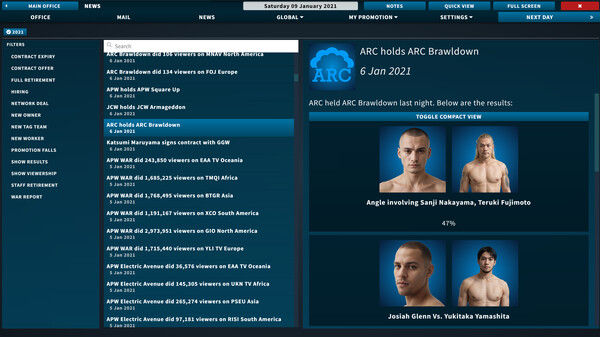 Pro Wrestling Sim 截图
