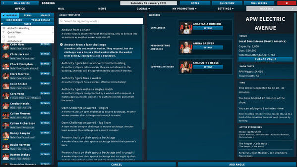 Pro Wrestling Sim 截图