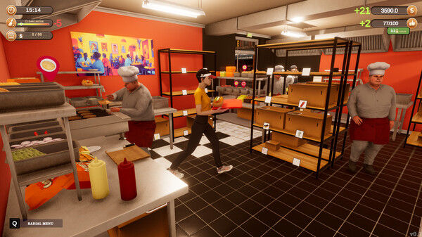 Corner Kitchen Fast Food Simulator 截图