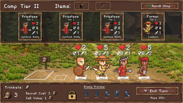 Mirror Throne: Auto Battler 截图
