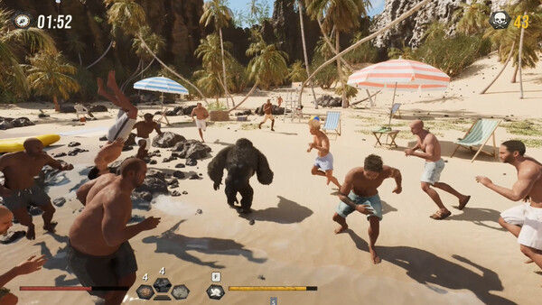 猩猩对战100个男人/Gorilla Vs 100 Men 截图