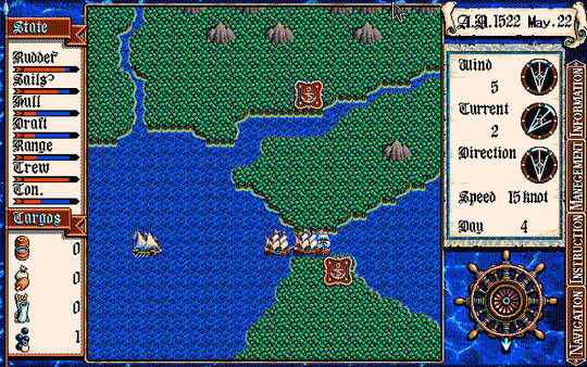 Uncharted Waters II 截图