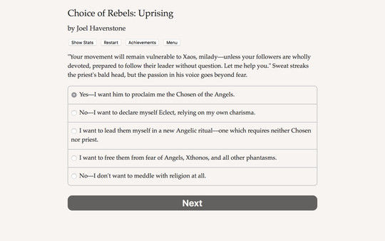Choice of Rebels: Uprising 截图