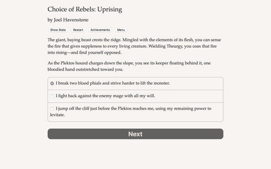 Choice of Rebels: Uprising 截图