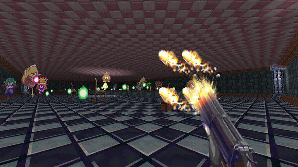 I Am Sakuya: Touhou FPS Game 截图
