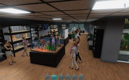 Aquarist - 建造水族馆，繁殖鱼类，拓展你的业务! 截图