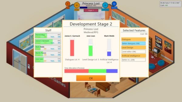 游戏开发巨头/游戏发展国/Game Dev Tycoon 截图