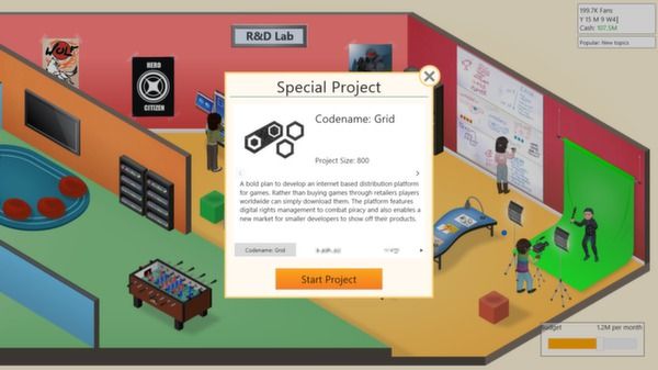 游戏开发巨头/游戏发展国/Game Dev Tycoon 截图