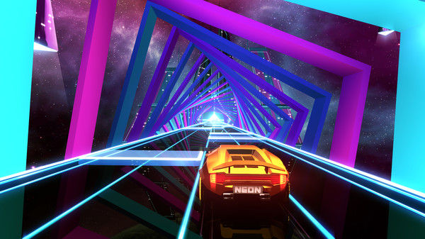 霓虹飞车/Neon Drive 截图