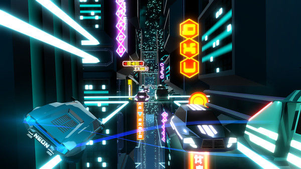 霓虹飞车/Neon Drive 截图