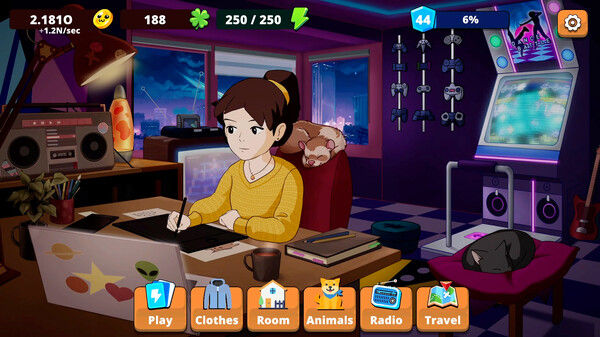 Comfy Girl: Lofi Companion 截图