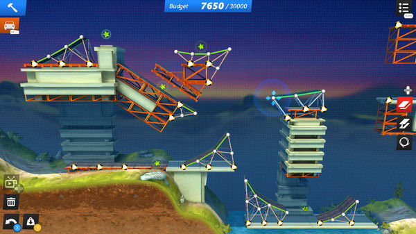 桥梁建造师：特技/Bridge Constructor Stunts 截图