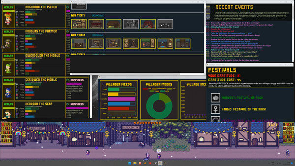 Desktopia: A Desktop Village Simulator 截图