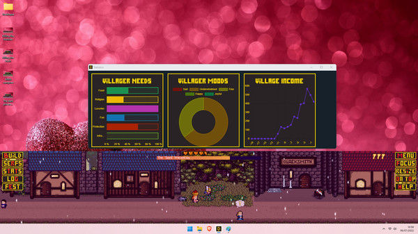 Desktopia: A Desktop Village Simulator 截图