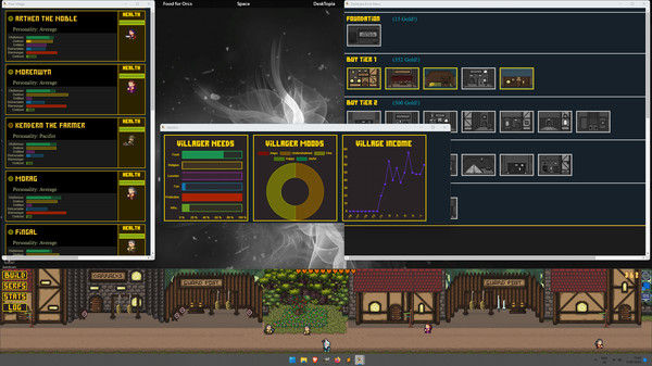 Desktopia: A Desktop Village Simulator 截图