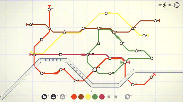 迷你地铁/Mini Metro 截图