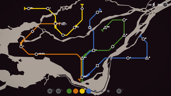 迷你地铁/Mini Metro 截图