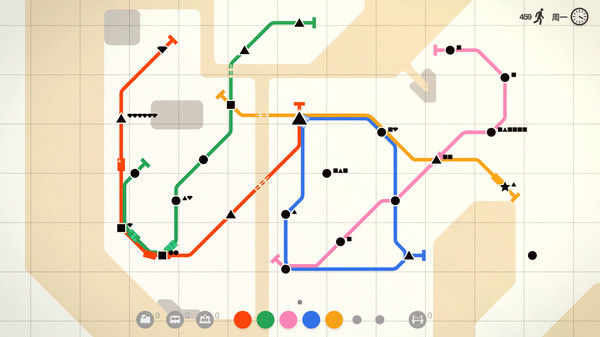 迷你地铁/Mini Metro 截图