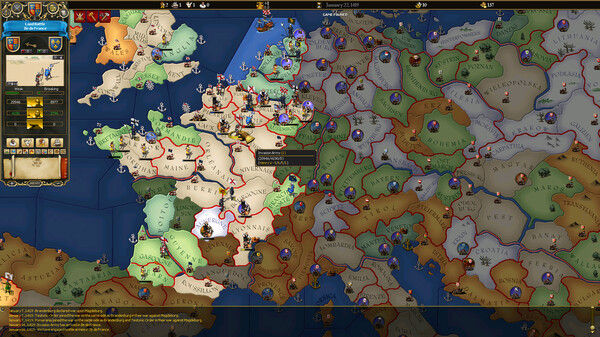 For The Glory: A Europa Universalis Game 截图