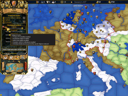 For The Glory: A Europa Universalis Game 截图