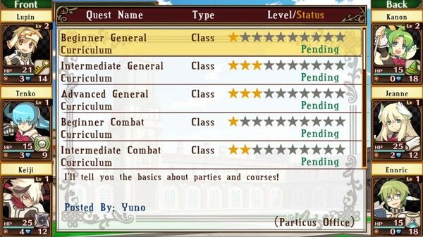 Class of Heroes: Anniversary Edition 截图