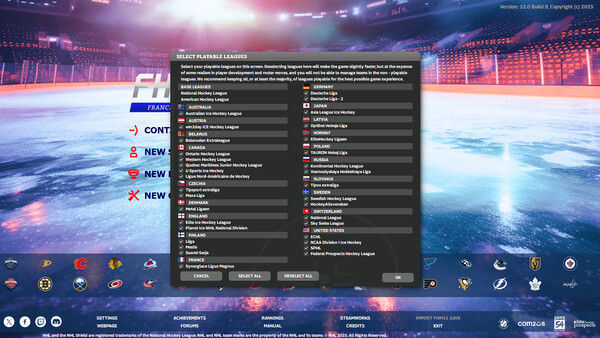Franchise Hockey Manager 12 截图