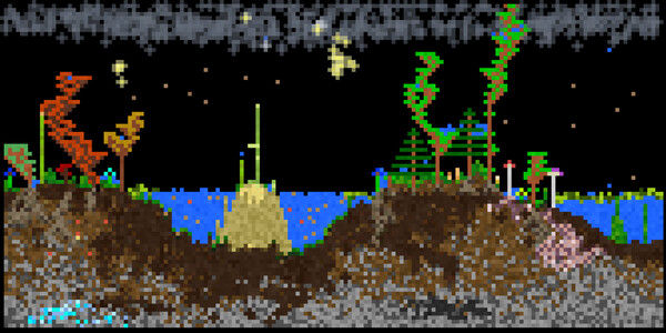 沙粒模拟场/Sandboxels 截图