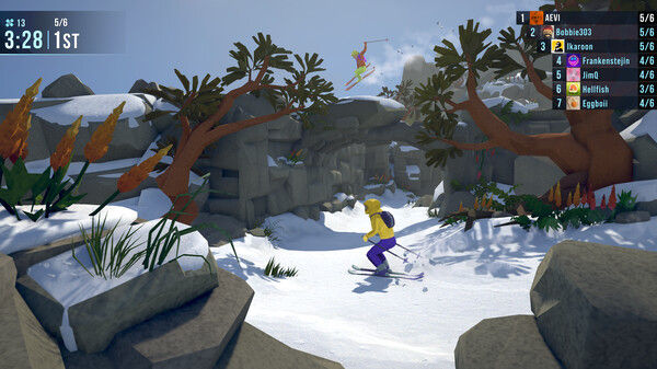 孤山速降：雪地骑手/Lonely Mountains: Snow Riders 截图