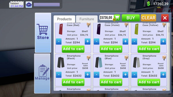 电子产品商店模拟器/Electronics Store Simulator 截图