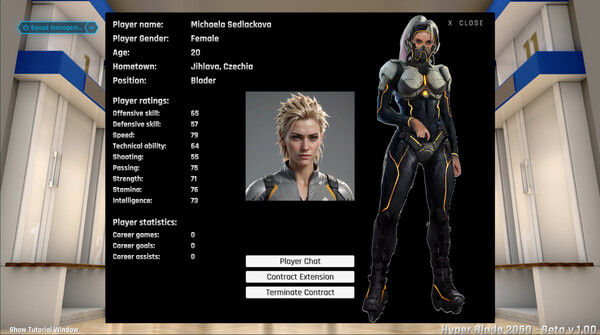 HyperBlade 2050 - Dystopian Sports Manager 截图