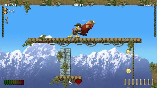 Moorhuhn Jump and Run 'Traps and Treasures 2' 截图