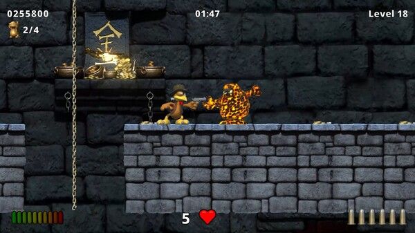 Moorhuhn Jump and Run 'Traps and Treasures 2' 截图