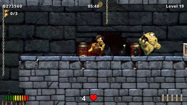 Moorhuhn Jump and Run 'Traps and Treasures 2' 截图