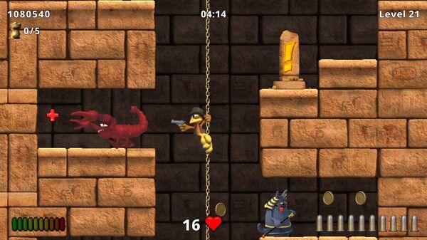 Moorhuhn Jump and Run 'Traps and Treasures 3' 截图
