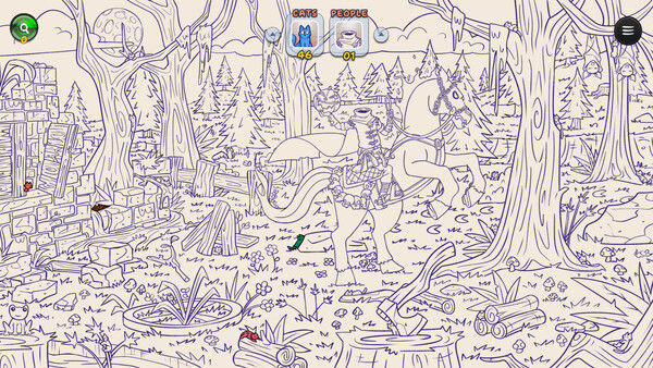 Hidden Cats in Spooky Village 截图